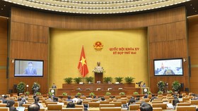 Quốc hội chiều 23-10. Ảnh: VIẾT CHUNG