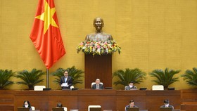 Quốc hội chiều 27-10. Ảnh: VIẾT CHUNG