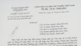 Đồng Nai cho phép mở lại một số hoạt động