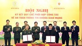 Bộ Quốc phòng và Bộ TT-TT phối hợp bảo đảm an toàn thông tin trên không gian mạng