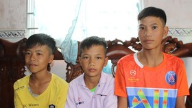 The three boys (Photo: SGGP)