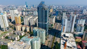 A view of Hanoi . In 2020, the real estate sector contributed about 4.42 percent of the national GDP. Photo vneconomy.vn