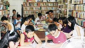 Club of book lovers introduced in model of milk-book