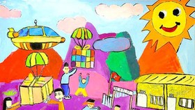 Winning works of Vietnam Children's Fine Arts Awards 2021 on display