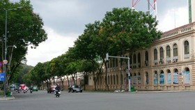 Electricity and telecom cable systems are installed underground in Le Duan Street, District 1, HCMC