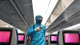 Vietnam Airlines has disinfected all airplanes from Hanoi.