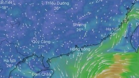 Conson, newly-formed storm heads to the East Sea