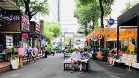 HCMC Book Street reopens after social distancing