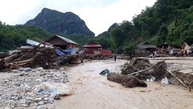 Torrential rainfall-induced landslides occur in Central region