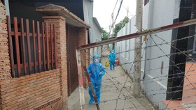 Khu vực nhà trọ được phong tỏa tạm thời