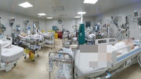 Bệnh nhân mắc Covid-19 đang được điều trị tại Bệnh viện Bệnh Nhiệt đới TPHCM