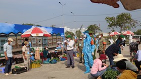 Toàn cảnh buổi diễn tập phòng chống dịch Covid-19 trên địa bàn phường 7, quận 8