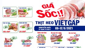 Sagrifood giảm giá thịt heo VietGAP lên đến 40%
