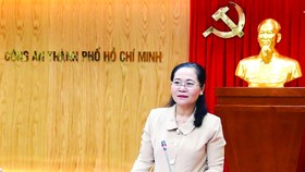 Đồng chí Nguyễn Thị Lệ phát biểu chỉ đạo tại buổi làm việc