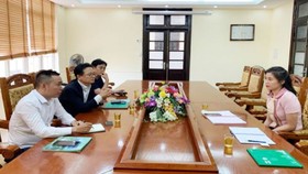 Bà Trần Huyền Trang trong một buổi làm việc. Ảnh: Sở KH-ĐT tỉnh Vĩnh Phúc