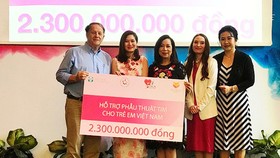 2,3 tỷ đồng giúp trẻ em phẫu thuật tim