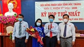 Bà Hồ Thị Cẩm Đào được bầu làm Chủ tịch HĐND tỉnh Sóc Trăng