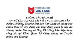 Vụ “Thu hồi sách vì có tác giả đạo văn”: Dừng mọi hoạt động quản lý với hai tác giả đạo văn