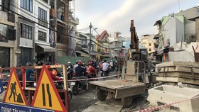 Dự án nâng cấp mặt đường thi công ì ạch