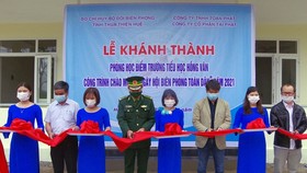 Khánh thành phòng học tại điểm Trường Tiểu học Hồng Vân 