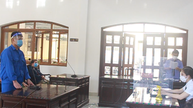 Bị cáo Lý Phúc Mạnh tại phiên toà