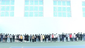 Các đối tượng trong đường dây bị bắt giữ, triệu tập. Ảnh: Công an Hà Tĩnh cung cấp