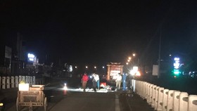 Khu vực hiện trường vụ tai nạn