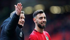 HLV Ole Gunnar Solskjaer tin hợp đồng thành công trong tháng Giêng như Bruno Fernandes không xảy ra nhiều lần. Ảnh: Getty Images