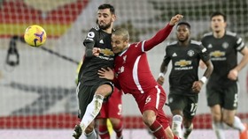 Trận cầu ở Anfield đã diễn ra chặt chẽ và gay cấn. Ảnh: Getty Images