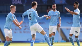 Vũ điệu chiến thắng của Man.City vẫn chưa thấy hồi kết. Ảnh: Getty Images