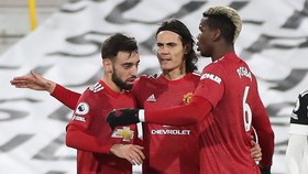 Bruno Fernandes tin những cầu thủ như Paul Pogba hay Edinson Cavani mới thiết lập đẳng cấp cho Man.United. Ảnh: Getty Images