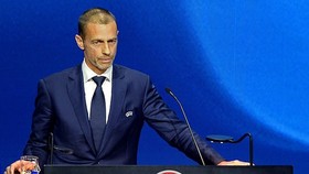 Chủ tịch UEFA, Aleksander Ceferin sẽ mạnh tay trừng phạt các CLB “ngoan cố”. Ảnh: Getty Images