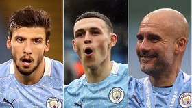 Thầy trò Pep Guardiola cùng nhau thống trị giải thưởng của Premier League.