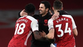 HLV Mikel Arteta quyết tâm tái hiện chiến thắng trước Totenham. Ảnh: Getty Images