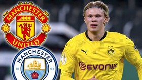 Erling Haaland trở thành mục tiêu chính của 2 đại gia Manchester trong tháng Giêng.
