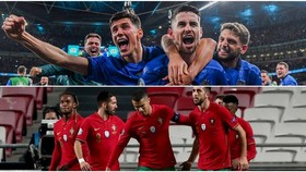 Hoặc Italia hoặc Bồ Đào Nha của Cristiano Ronaldo sẽ bỏ lỡ World Cup 2022.
