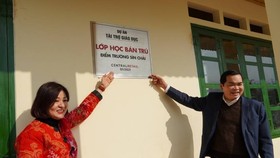 600 triệu đồng xây lớp học, tặng quà học sinh vùng cao