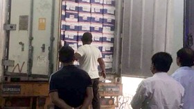 Lô hàng trứng cá của Công ty Minh Thái