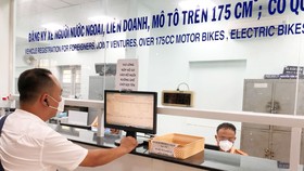 Người dân được tạo mọi điều kiện đăng ký sở hữu phương tiện tại Đội đăng ký xe, Phòng CSGT, Công an TPHCM