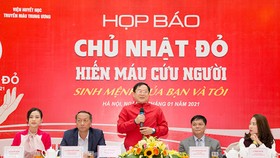 Chủ nhật Đỏ dự kiến tiếp nhận hơn 50.000 đơn vị máu
