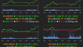 VN-Index tăng gần 13 điểm