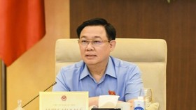 Chủ tịch Quốc hội Vương Đình Huệ.