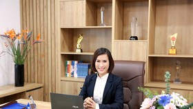 Nữ Chủ tịch 8X của Ngân hàng Quốc dân. Ảnh: NCB