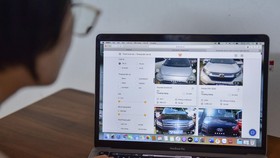 Ngân hàng thanh lý ôtô do người vay không trả được nợ. Ảnh: Ngọc Phượng