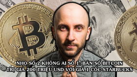 Tỷ phú "hụt" từng ném qua cửa sổ 55.000 Bitcoin