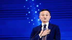 Jack Ma tại Hội nghị Thượng đỉnh Bến Thượng Hải 2020 ở Thượng Hải. Ảnh: Handout