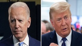Tổng thống Joe Biden và người tiền nhiệm. Ảnh: The Hill
