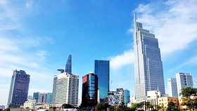 Buildings in the central business district in Ho Chi Minh City. PHOTO: VNA/VNS