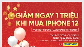 Ưu đãi mịn săn “táo” xịn cùng thẻ tín dụng quốc tế VietinBank Mastercard