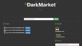 Giao diện trang DarkMarket
